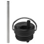 Запасна кришка Klean Kanteen Wide Twist Straw Cap чорний