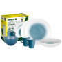 Набір тарілок Brunner Set tête-à-tête Meteore 8 pcs