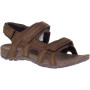 Pánské sandály Merrell Sandspur Lee Backstrap hnědá dark earth