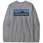 Чоловіча футболка Patagonia P-6 Logo Responsibili Tee LS