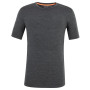 Чоловіча функціональна футболка Salewa Pure Eagle Amr M Smles Tshirt. темно-сірий
