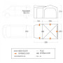 Приставний намет Vango Tailgate Hub Low