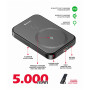 Павербанк бездротовий Swissten POWER BANK PD 20W 5000 mAh