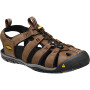 Pánské sandály Keen Clearwater CNX Leather hnědá dark earth/black