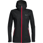 Dámská bunda Salewa Puez (Aqua 3) PTX W JKT černá/růžová black out/6080