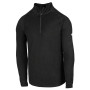 Чоловіча футболка Zulu Merino 180 Zip Long чорний