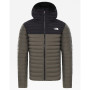Чоловіча куртка The North Face Stretch Down Hoodie сірий New Taupe Green/TNF Black