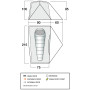 Надлегкий намет Force Ten Radon UL 1