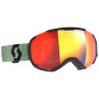 Лижна маска Scott Faze II зелений/червоний soft green/blackenhancer red chrome
