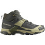 Чоловічі черевики Salomon X Ultra 5 Mid Gore-Tex зелений Peat / Gray Green / Blue Nights