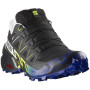 Чоловічі кросівки Salomon Speedcross 6 Gore-Tex чорний/синій Black / Surf The Web / Safety Yellow