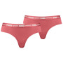Жіноча нижня білизна Puma Puma Women Brazilian 2P Pack червоний