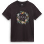 Жіноча футболка Vans Wreath Of Flowers BFF Tee-B чорний