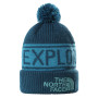 Шапка The North Face Retro Tnf Pom Beanie синій MontereyBlue/StormBlue