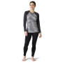 Жіноча функціональна футболка Smartwool W Merino 250 Baselayer Pattern Crew Bxd