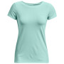 Жіноча функціональна футболка Under Armour HG Armour SS блакитний Sea Mist / / Metallic Silver