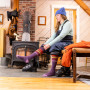 Жіночі гольфи Darn Tough Snowburst Otc Midweight With Cushion