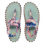 Жіночі сандалі Gumbies Slingback Mint & Pink синій/рожевий