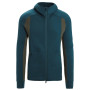 Чоловіча функціональна толстовка Icebreaker Merino Quantum ZoneKnit™ LS Zip Hoodie зелений