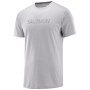Pánské triko Salomon Agile Graphic Tee M šedá Flint stone
