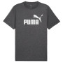 Чоловіча футболка Puma Ess No. 1 Logo Heather Tee чорний PUMA Black