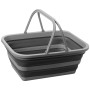 Складаний кошик Brunner Holdall Fold-Away 16 l сірий/чорний