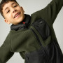 Дитяча толстовка Regatta Munro Hybrid Jacket DarkKhak/Blk