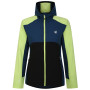 Жіноча куртка Dare 2b Avidly Softshell зелений/чорний