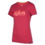 Жіноча футболка La Sportiva Retro T-Shirt W tmavě červená