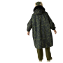Дитяче водонепроникне пальто Regatta Junior Waterproof Changing Robe Pro Bark Green