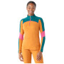 Жіноча функціональна футболка Smartwool W Classic Thrml Mrn Bl Colorbl 1/4 Zip B
