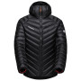 Чоловіча пухова куртка Mammut Broad Peak IN Hooded Jacket Men чорний/червоний