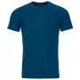 Чоловіча функціональна футболка Ortovox 120 Tec Lafatscher Topo T-Shirt синій