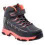 Дитячі черевики Elbrus Savas Mid Wp Jr сірий/рожевий