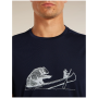 Чоловіча функціональна футболка Icebreaker Merino Blend Core SS Tee Canoe Companions