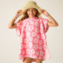 Дитяче пончо Regatta Kids Towel Robe PinkHazPetal