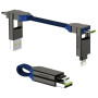 Кабель для зарядки і передачі даних Rolling Square inCharge X 6v1 синій