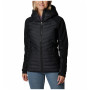 Жіноча зимова куртка Columbia Powder Lite™ Hybrid Hooded Jacket чорний