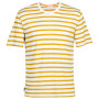 Чоловіча футболка Icebreaker Drayden SS Tee Stripe бежевий