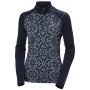 Жіноча функціональна футболка Helly Hansen W Lifa Merino Midw Gra 1/2 Zip