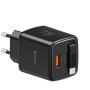 Адаптер Swissten SlideCharge Gan 30W, 1X USB-A 18W