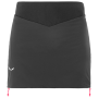Жіноча зимова спідниця Salewa Ortles Twr Stretch W Skirt чорний