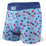 Boxerky Saxx Vibe Boxer Brief světle modrá blue ping pong