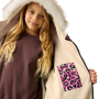 Дитяче водонепроникне пальто Regatta Junior Waterproof Changing Robe Pro Pink
