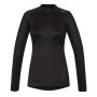 Жіноча функціональна футболка Husky Active Winter Triko Dl Zip - L чорний