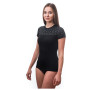 Жіноча функціональна футболка Sensor Merino Impress (short sleeve)