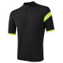 Pánský cyklistický dres Sensor Cyklo Classic černá černá/reflex žlutá