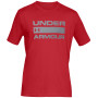 Чоловіча футболка Under Armour Team Issue Wordmark SS червоний Red / / Steel