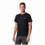 Чоловіча футболка Columbia Rapid Ridge™ Back Graphic Tee II чорний/бежевий Black, Button Badge
