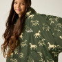 Дитяча водонепромокна куртка Regatta Junior Waterproof Changing Robe DrkKhHrses